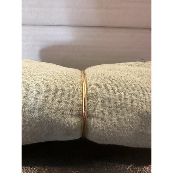 Elegant Michelle Campbell 14k Gold Plated Cuff Bracelet with White Pavé Stones - Picture 3 of 6